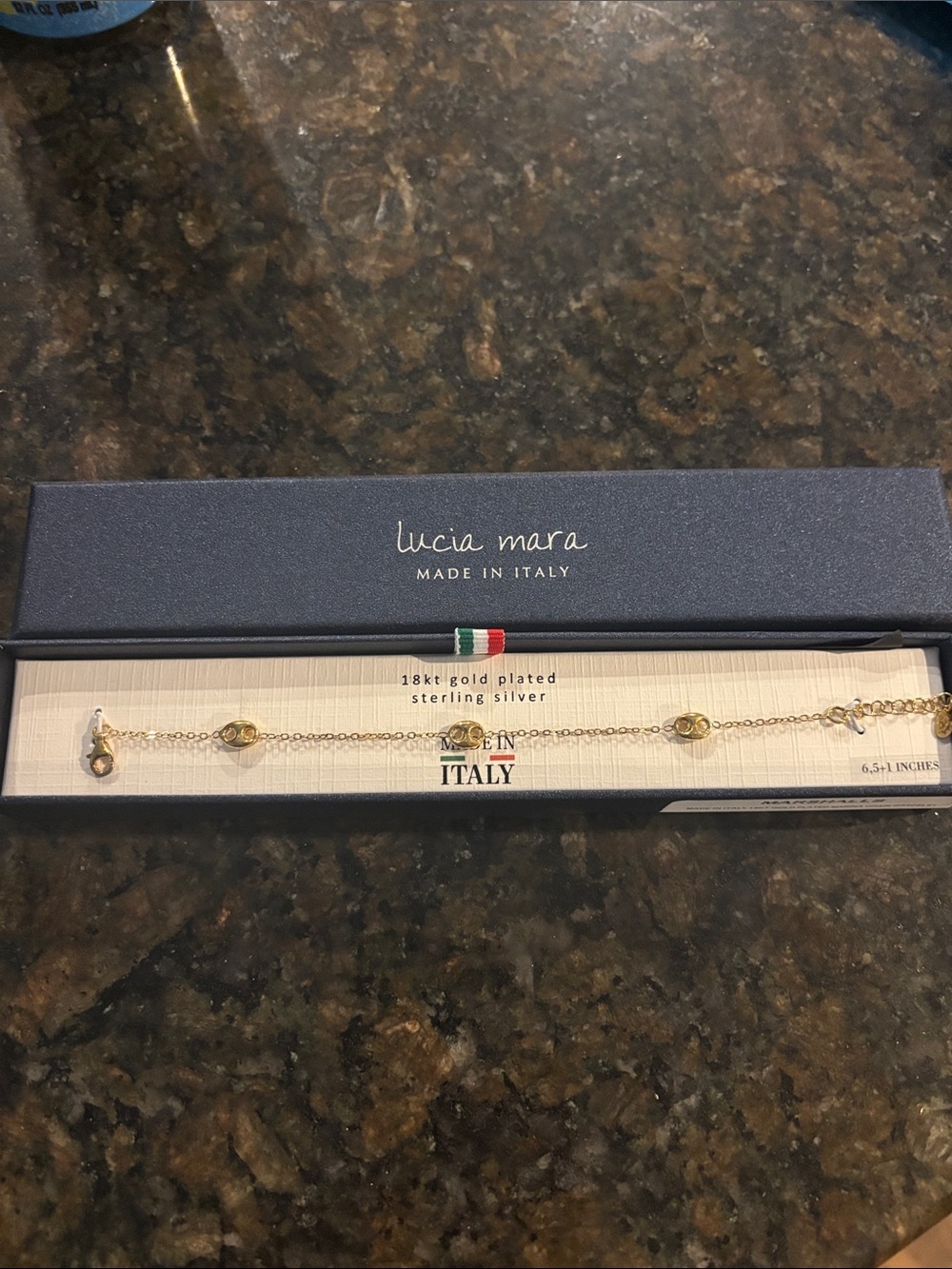 Lucia Mara Gold-Plated Sterling Silver Bracelet - Dyadema 925 Italy